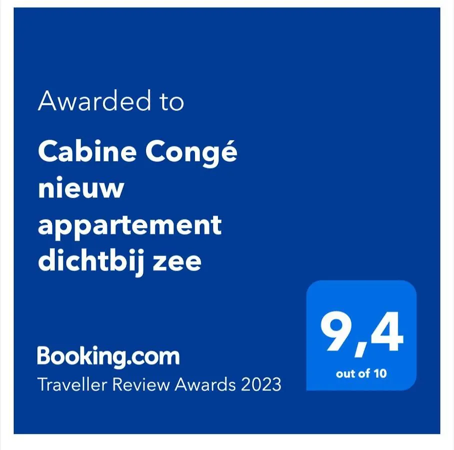 Cabine Conge Nieuw Appartement Dichtbij Zee Ostende